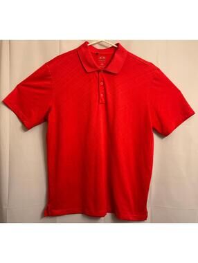 Adidas Puremotion Golf Polo Shirt Men's XL Red Short Sleeve Performance Wicking
